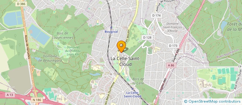 localisation de l'entreprise MONSIEUR TIMOTE TAVERNY  LA CELLE-SAINT-CLOUD