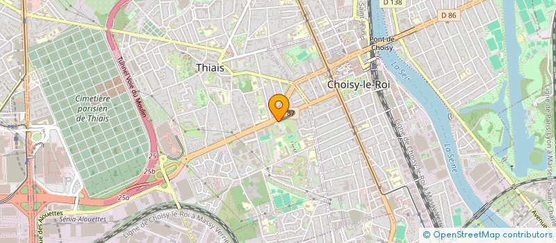 localisation de l'entreprise MONSIEUR TIMOTEO MARTINS  THIAIS