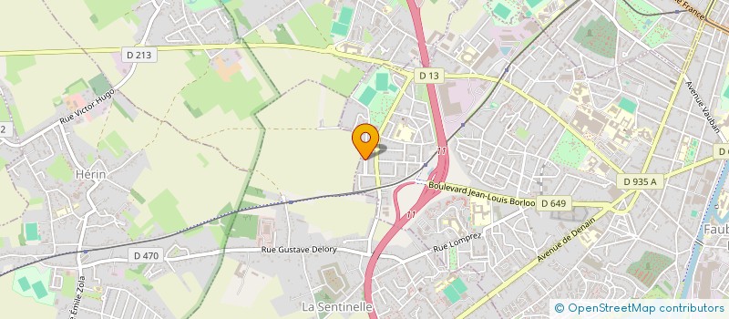 localisation de l'entreprise MONSIEUR TIMOTHE ADDA  VALENCIENNES