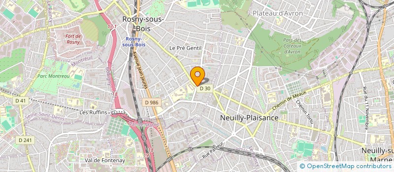 localisation de l'entreprise MONSIEUR TIMOTHE AUBLIVE à ROSNY-SOUS-BOIS