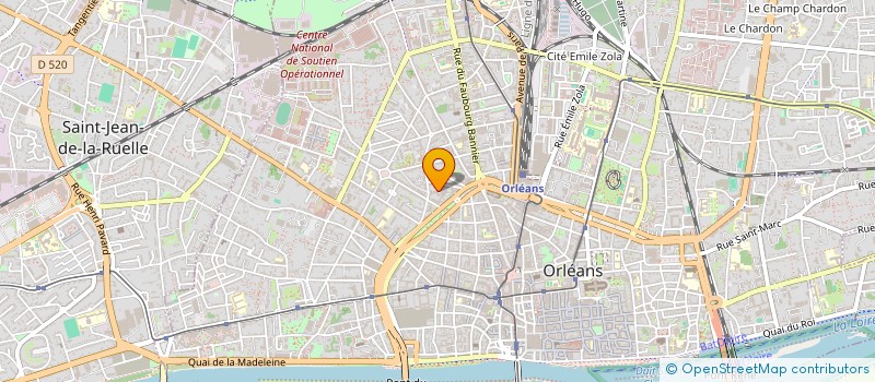 localisation de l'entreprise MONSIEUR TIMOTHE BEURET à ORLEANS