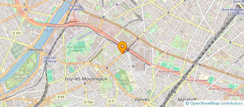 localisation de l'entreprise MONSIEUR TIMOTHE BOUDET à ISSY-LES-MOULINEAUX