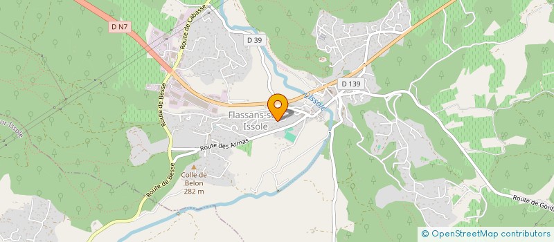 localisation de l'entreprise MONSIEUR TIMOTHE BOUVET  FLASSANS-SUR-ISSOLE