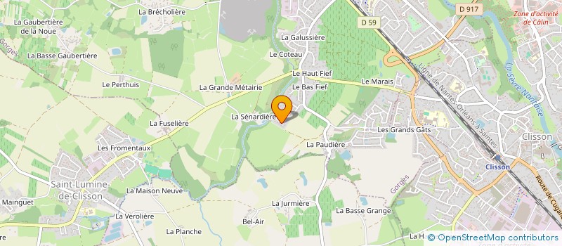 localisation de l'entreprise MONSIEUR TIMOTHE CAIL  GORGES