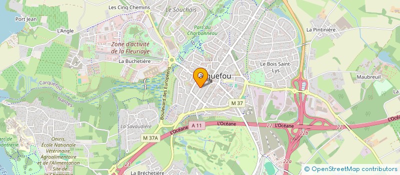 localisation de l'entreprise MONSIEUR TIMOTHE CHAILLANT  CARQUEFOU