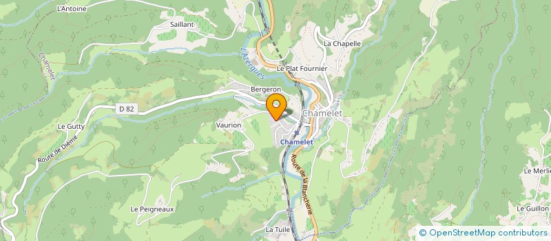 localisation de l'entreprise MONSIEUR TIMOTHE CHAVEROT  CHAMELET