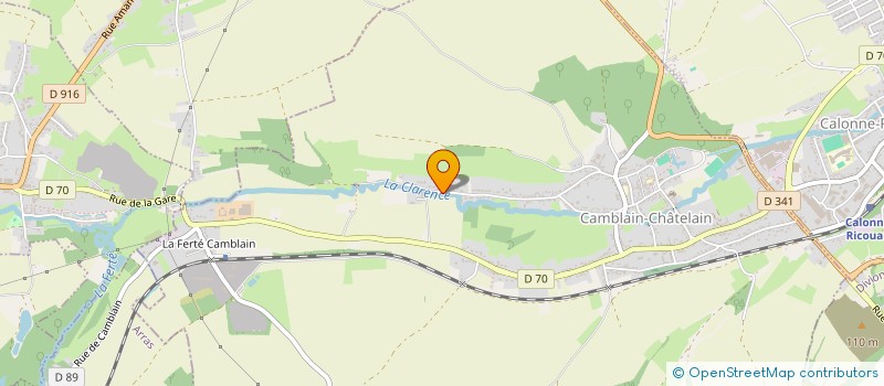 localisation de l'entreprise MONSIEUR TIMOTHE COUSIN  CAMBLAIN-CHATELAIN