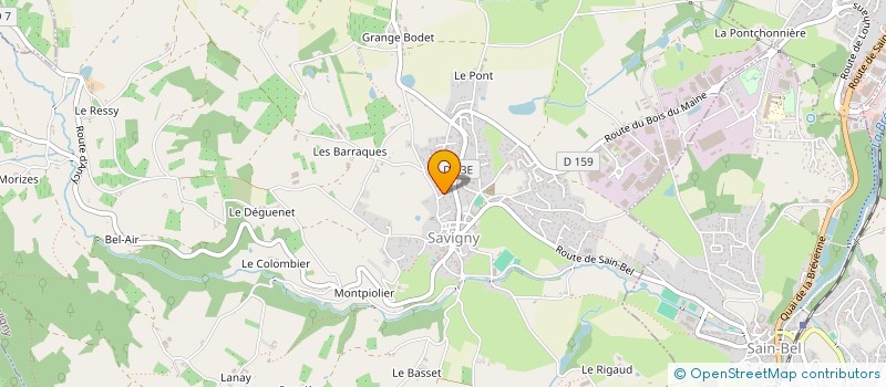 localisation de l'entreprise MONSIEUR TIMOTHE COUTANSON  SAVIGNY