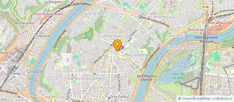 localisation de l'entreprise MONSIEUR TIMOTHE CRESPY  CALUIRE-ET-CUIRE