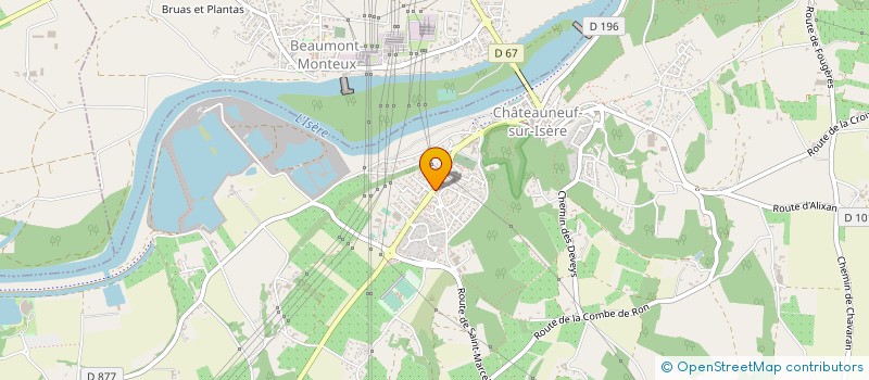 localisation de l'entreprise MONSIEUR TIMOTHE DE SMIDT à CHATEAUNEUF-SUR-ISERE