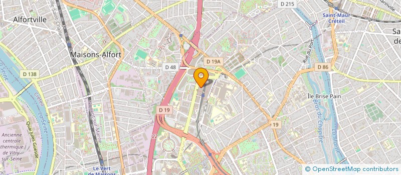 localisation de l'entreprise MONSIEUR TIMOTHE DELTOMBE  CRETEIL