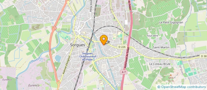 localisation de l'entreprise MONSIEUR TIMOTHE DHIEU  SORGUES