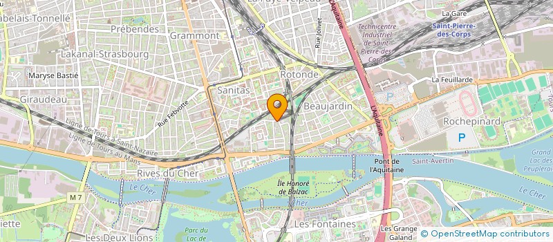 localisation de l'entreprise MONSIEUR TIMOTHE DUBLED  TOURS