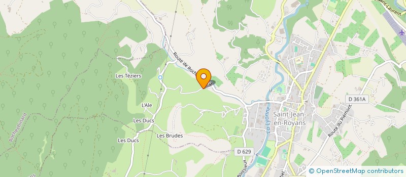 localisation de l'entreprise MONSIEUR TIMOTHE DUMAS  SAINT-JEAN-EN-ROYANS