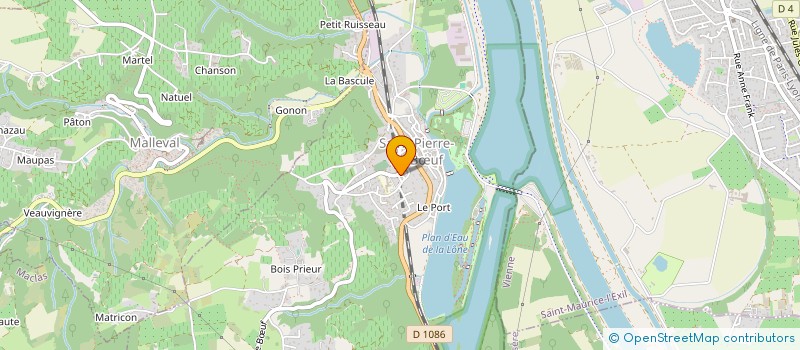 localisation de l'entreprise MONSIEUR TIMOTHE FAVIER  SAINT-PIERRE-DE-BUF