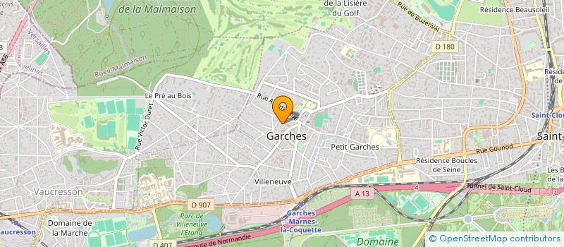 localisation de l'entreprise MONSIEUR TIMOTHE GARCIN à GARCHES