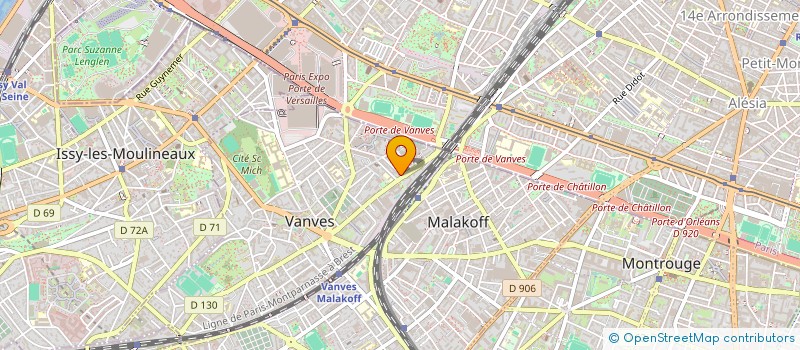 localisation de l'entreprise MONSIEUR TIMOTHE GAWRON  VANVES