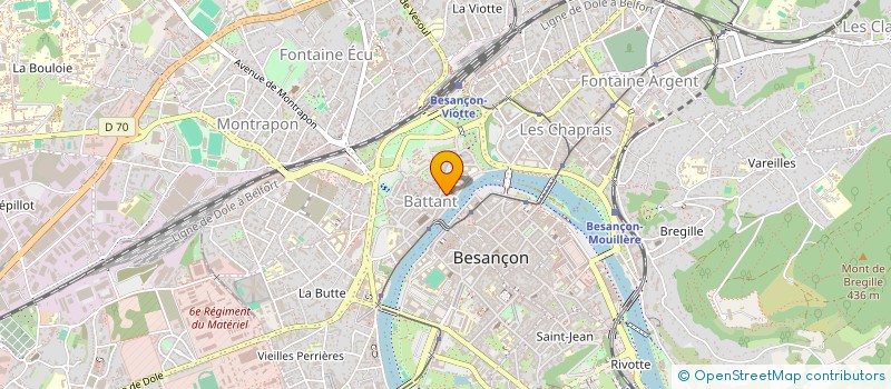 localisation de l'entreprise MONSIEUR TIMOTHE GRANDJEAN  BESANCON