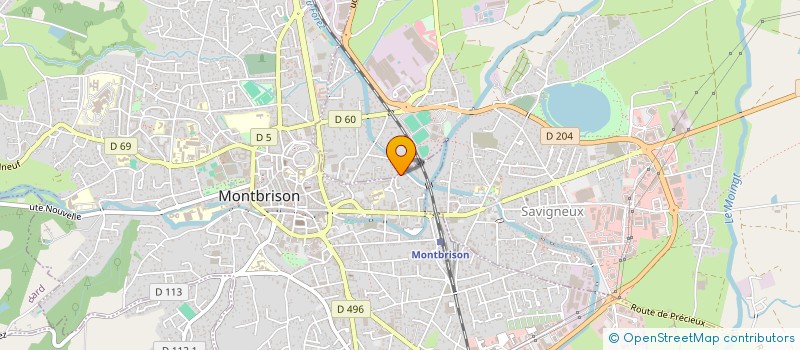 localisation de l'entreprise MONSIEUR TIMOTHE MASSACRIER  MONTBRISON