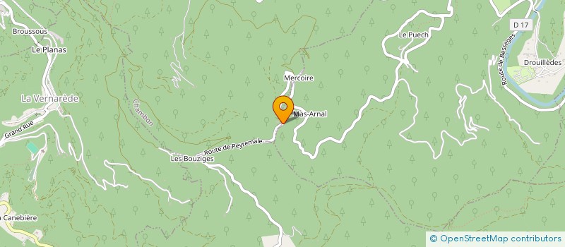 localisation de l'entreprise MONSIEUR TIMOTHE MEDOUX  PEYREMALE