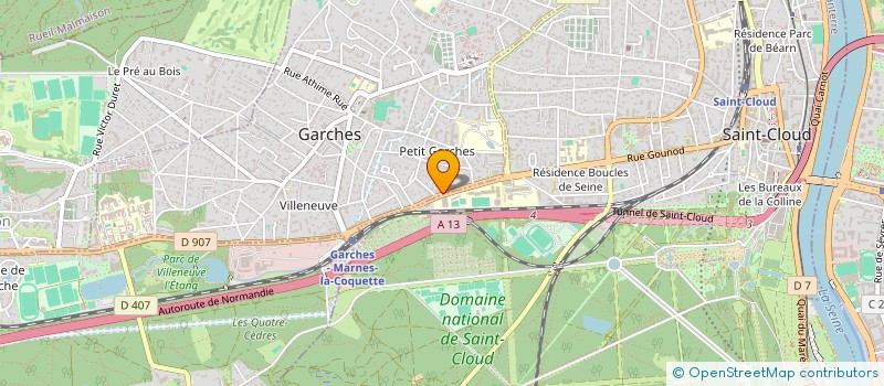 localisation de l'entreprise MONSIEUR TIMOTHE MOLINIE à GARCHES