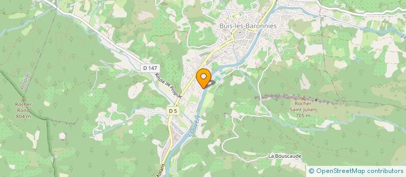 localisation de l'entreprise MONSIEUR TIMOTHE NAVETAT  BUIS-LES-BARONNIES