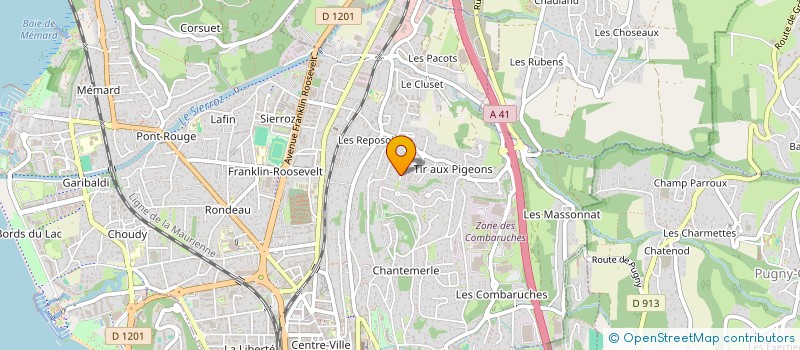 localisation de l'entreprise MONSIEUR TIMOTHE ODIN  AIX-LES-BAINS