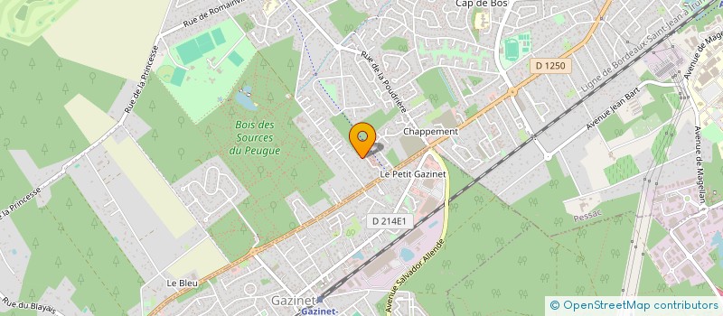 localisation de l'entreprise MONSIEUR TIMOTHE OTTIN à PESSAC