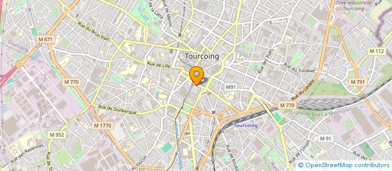 localisation de l'entreprise MONSIEUR TIMOTHE PERUS à TOURCOING