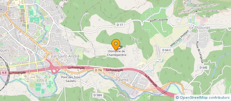 localisation de l'entreprise MONSIEUR TIMOTHE PLAN  LE THOLONET