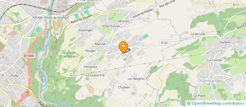 localisation de l'entreprise MONSIEUR TIMOTHE PREVOND  MARIN