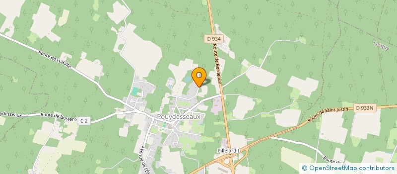 localisation de l'entreprise MONSIEUR TIMOTHE QUENOUILLE  POUYDESSEAUX