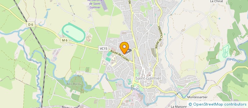 localisation de l'entreprise MONSIEUR TIMOTHE ROLLAND  SAINT-GALMIER