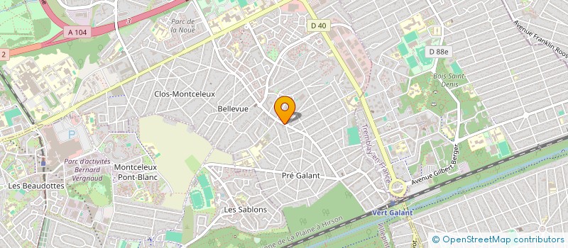 localisation de l'entreprise MONSIEUR TIMOTHE ROULLIER  VILLEPINTE