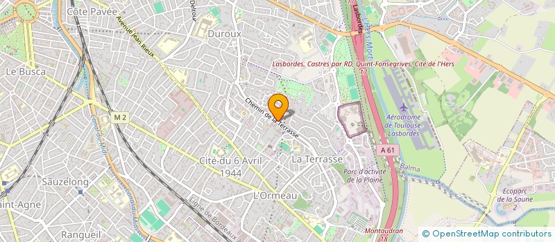 localisation de l'entreprise MONSIEUR TIMOTHE ROUVIERE  TOULOUSE