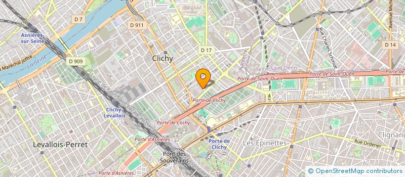 localisation de l'entreprise MONSIEUR TIMOTHE SOLER à CLICHY