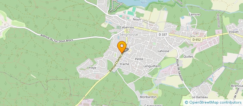 localisation de l'entreprise MONSIEUR TIMOTHE TOUBOIS  SEIGNOSSE