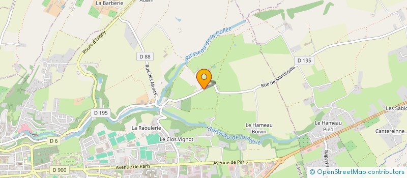 localisation de l'entreprise MONSIEUR TIMOTHE VALLEE  SAINT-LO