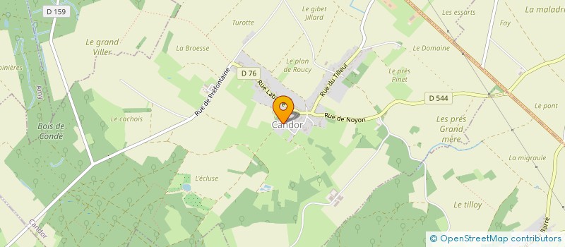 localisation de l'entreprise MONSIEUR TIMOTHEE AGUTTES  CANDOR