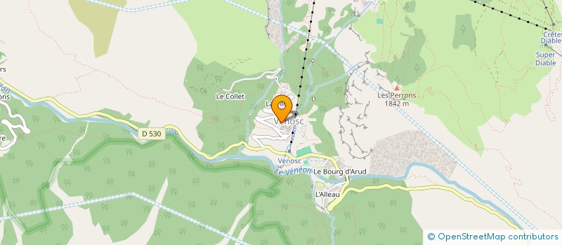 localisation de l'entreprise MONSIEUR TIMOTHEE ALEXIS VACHER  LES DEUX ALPES