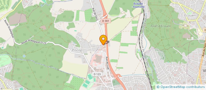 localisation de l'entreprise MONSIEUR TIMOTHEE ALEXIS VAGANAY  SAINT-BRICE-SOUS-FORET