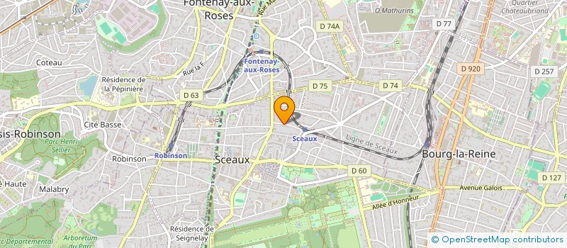 localisation de l'entreprise MONSIEUR TIMOTHEE ARBY à SCEAUX