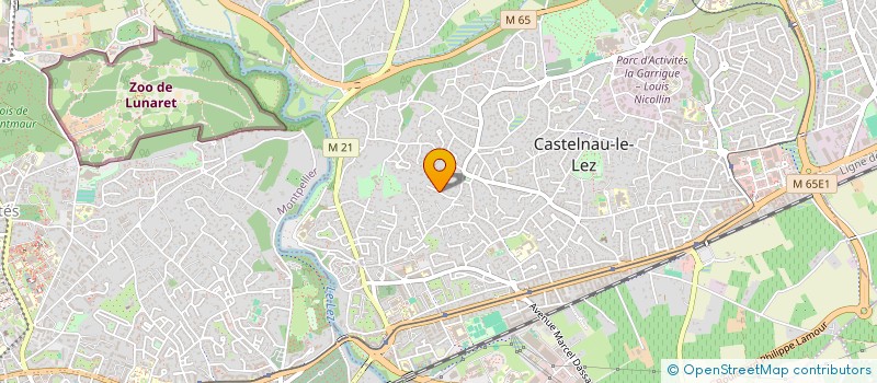 localisation de l'entreprise MONSIEUR TIMOTHEE AUBIN  CASTELNAU-LE-LEZ