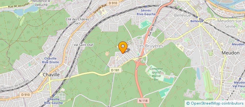 localisation de l'entreprise MONSIEUR TIMOTHEE BABINET à SEVRES