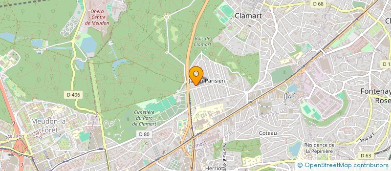 localisation de l'entreprise MONSIEUR TIMOTHEE BAYART à CLAMART