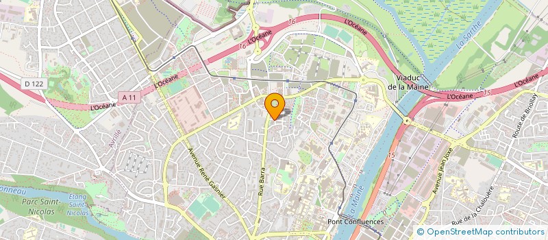 localisation de l'entreprise MONSIEUR TIMOTHEE BAZIN  ANGERS