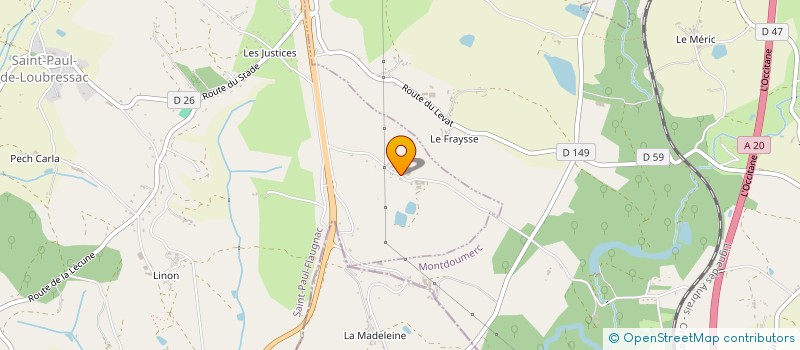 localisation de l'entreprise MONSIEUR TIMOTHEE BELLAVILLA  SAINT-PAUL-FLAUGNAC