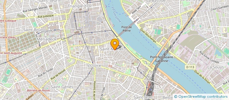 localisation de l'entreprise MONSIEUR TIMOTHEE BENOIT  BORDEAUX