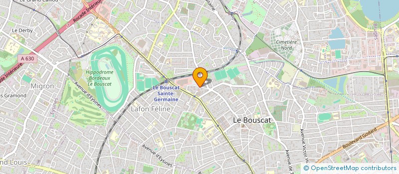 localisation de l'entreprise MONSIEUR TIMOTHEE BERT  LE BOUSCAT