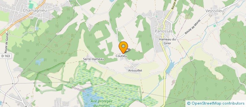 localisation de l'entreprise MONSIEUR TIMOTHEE BERT  PANOSSAS